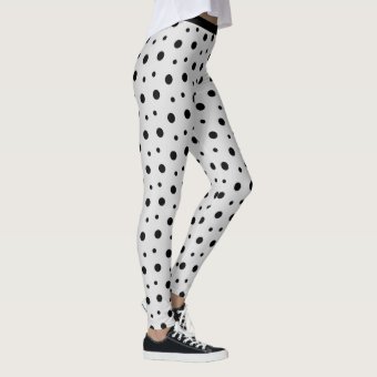 Beautiful Dalmatian Spots Leggings | Zazzle