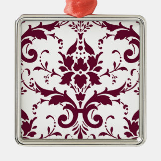 Beautiful Damask Metal Ornament