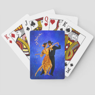 Beautiful Dancing Couple Playing Cards