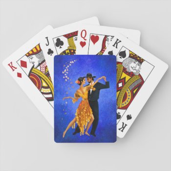 Beautiful Dancing Couple Playing Cards by AutumnRoseMDS at Zazzle