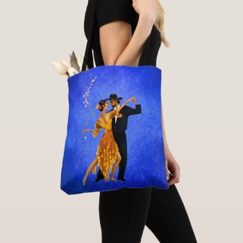 Beautiful Dancing Couple Tote Bag by AutumnRoseMDS at Zazzle