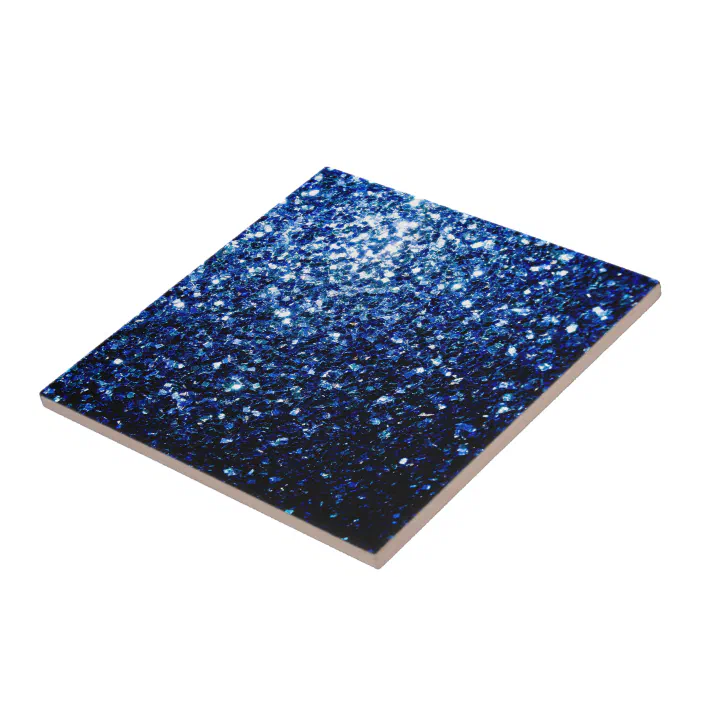 Beautiful Dark Blue Glitter Sparkles, Blue Glitter Tiles