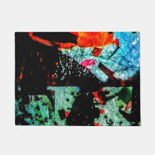 Beautiful dark doormats,Common black abstract Doormat