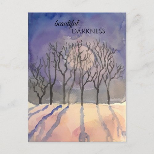 Beautiful Darkness Postcard