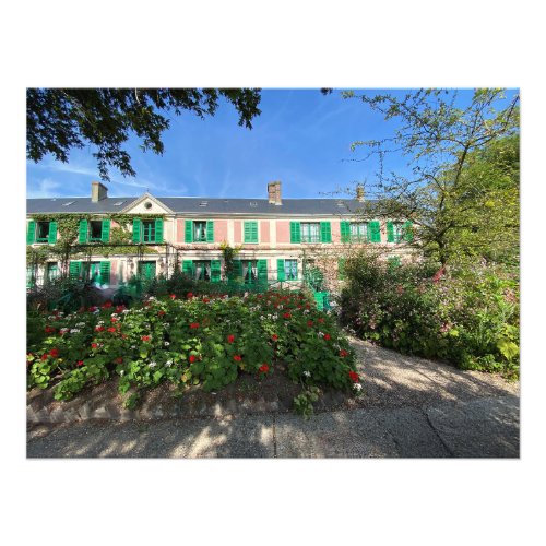 Beautiful Day at Claude Monets Home in Giverny Photo Print