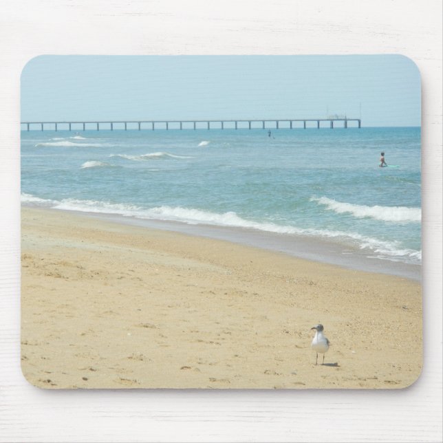 Beautiful Day at The Beach Mouse Pad (Front)
