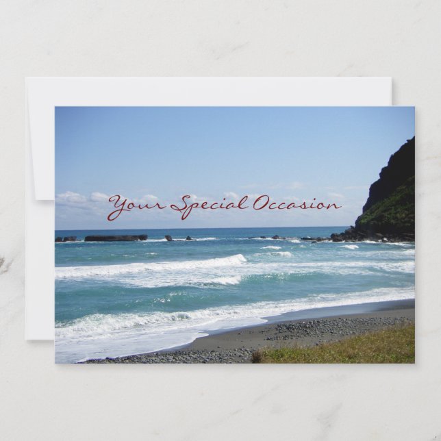 Beautiful Day/ Beach All-Occasion Invites (Front)