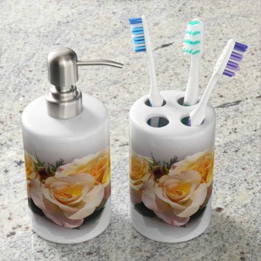 Beautiful Day Breaker Roses Bathroom Set (Front)