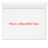 Beautiful Day Cards (Inside Horizontal (Bottom))