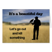 Beautiful Day for Falconry (Front Horizontal)