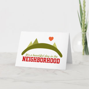 Beautiful Day in the Neighborhood Holiday Card