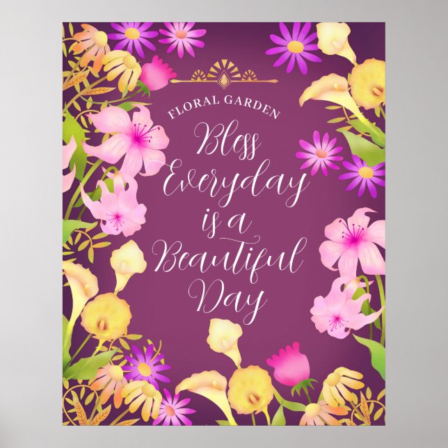 Beautiful Day Magenta Poster (Front)