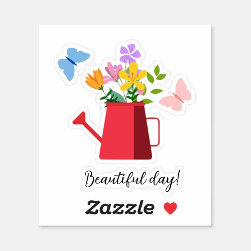 Beautiful day _ Sticker