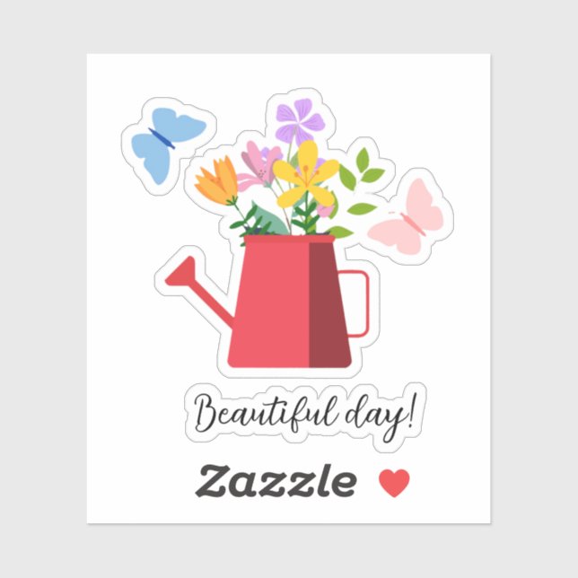 "Beautiful day" - Sticker (Sheet)