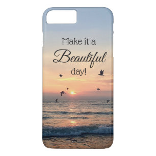 Beautiful Day Sunrise Beach iPhone 8 Plus/7 Plus Case