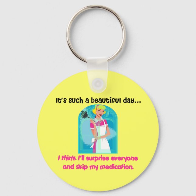 Beautiful Daze Keychain (Front)
