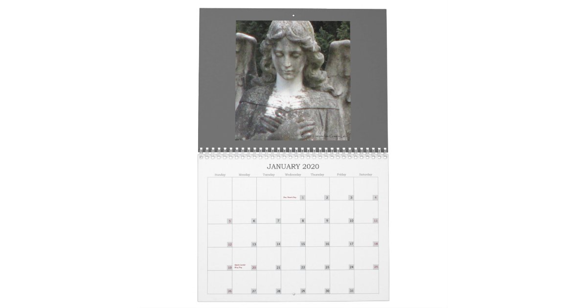 Beautiful Death a calendar of cemetery art