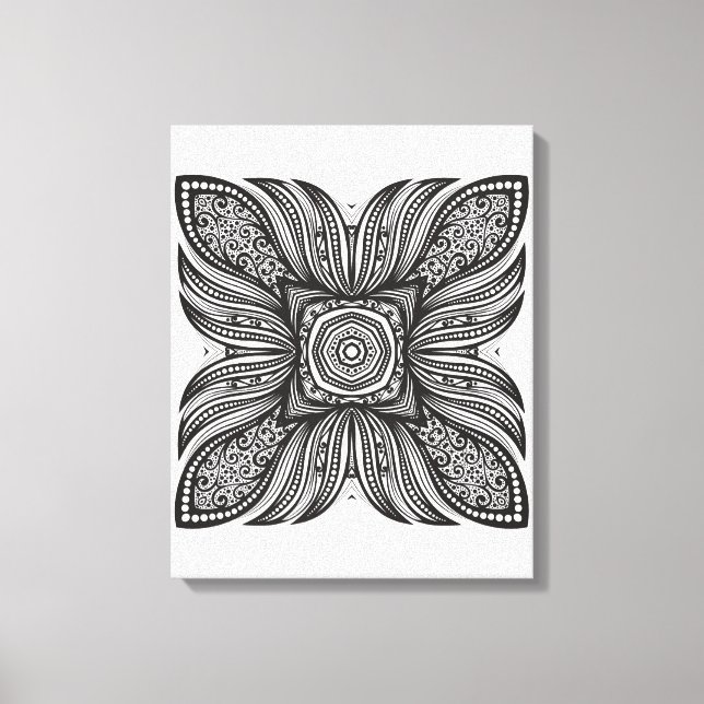 Beautiful Decor Square Doodle 6 (Front)