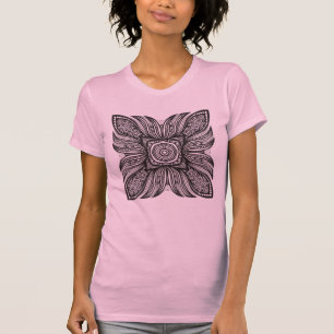 Beautiful Decor Square Doodle T-Shirt