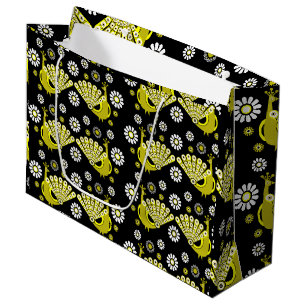 Beautiful Decorative Peacock Large Gift Bag