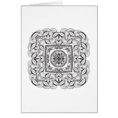 Beautiful Decorative  Square Doodle (Front)