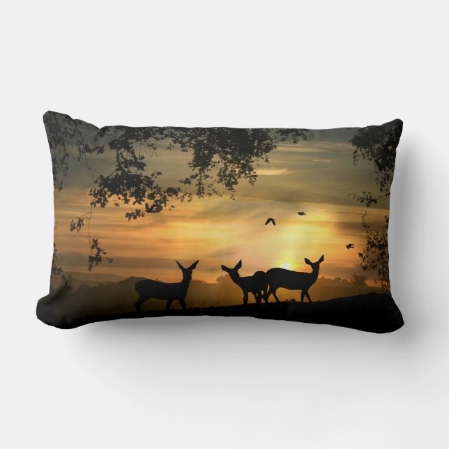 Beautiful Deer Pillow (Front)