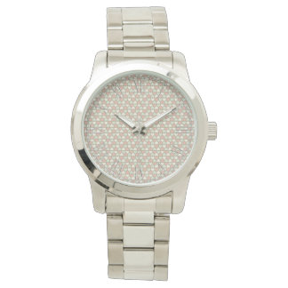 Beautiful Delicate Pastel Color Heart Pattern Watch