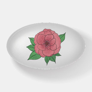 Beautiful Delicate Pink Floral Paperweight