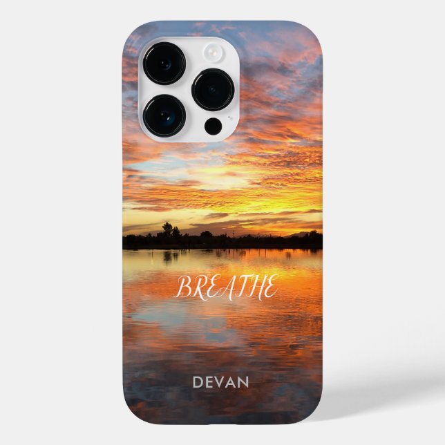Beautiful Desert Lakeside Sunset Reflection Case-M Case-Mate iPhone Case (Back)