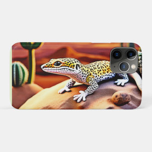 Beautiful Desert leopard Gecko Design iPhone 11 Pro Case