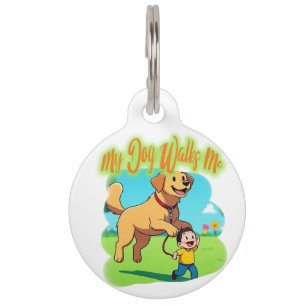 beautiful design humor  pet ID tag
