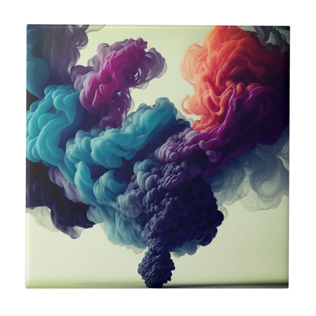 Beautiful design smoke effect modern ceramic tile (Front)
