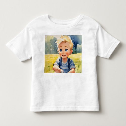Beautiful Designer Print T_shirt Toddler T_shirt