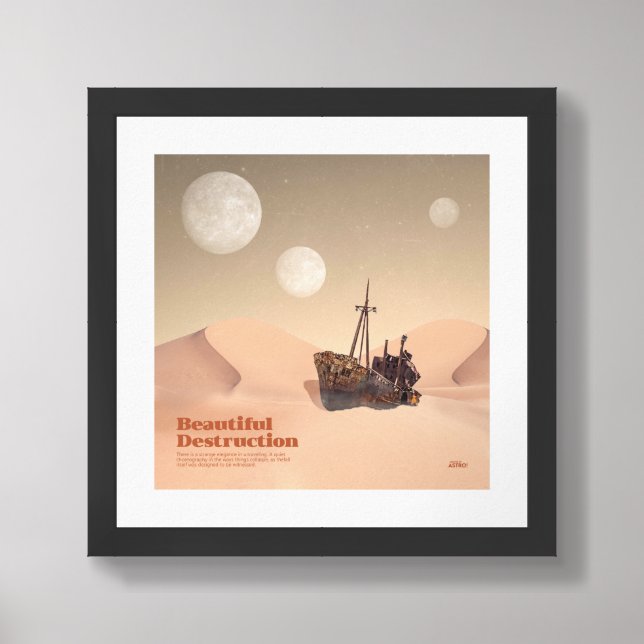 Beautiful Destruction II – Wall Art | Home Decor (Framed Front)