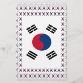 Beautiful Diagonal Korean Flag: An Infinite Art (Front)