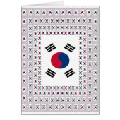 Beautiful Diagonal Korean Flag: An Infinite Art (Front)