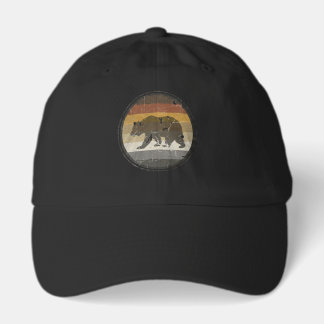 Beautiful Distressed Gay Bear Pride Flag and Bear Hat
