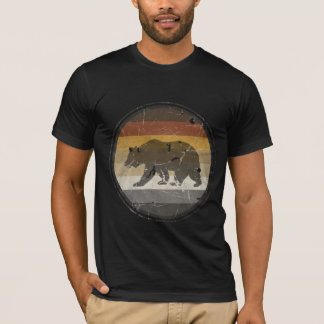 Beautiful Distressed Gay Bear Pride Flag and Bear T-Shirt