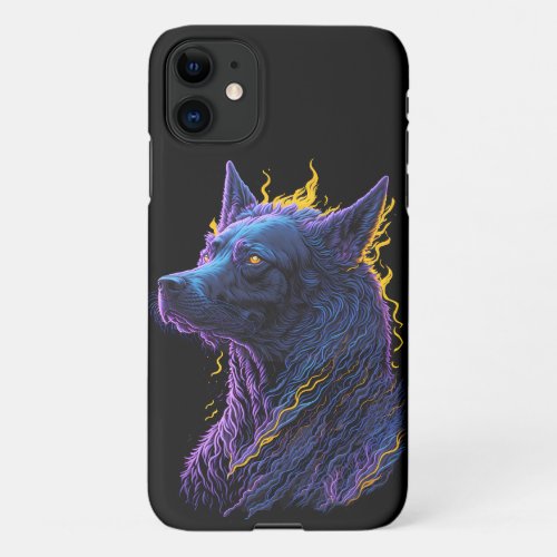 Beautiful dog Artistic pet image for print on dema iPhone 11 Case