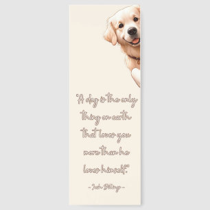 Beautiful Dog Lover's Quote Bookmarks