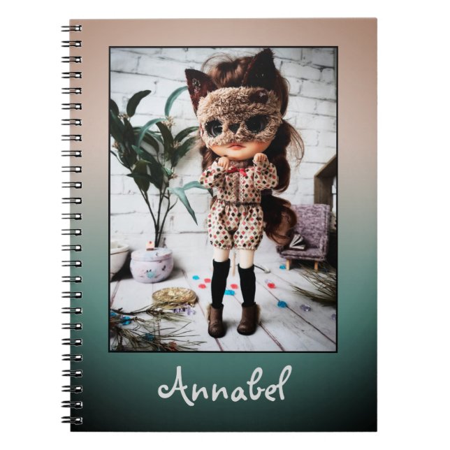 Beautiful doll Blythe big eyes fashion stylish fun Notebook (Front)