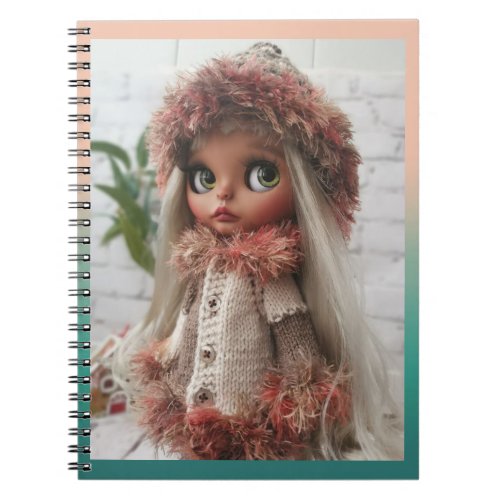 Beautiful doll Blythe big eyes fashion stylish fun Notebook