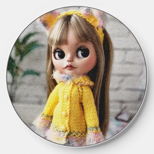 Beautiful doll Blythe big eyes fashion stylish  Wireless Charger