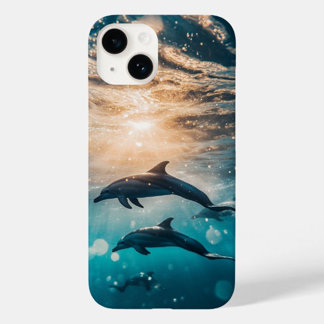 Beautiful Dolphins iPhone / iPad case (Back)