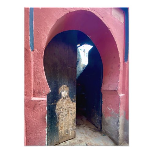 Beautiful Doorway in the Medina_Marrakech Morocco Photo Print