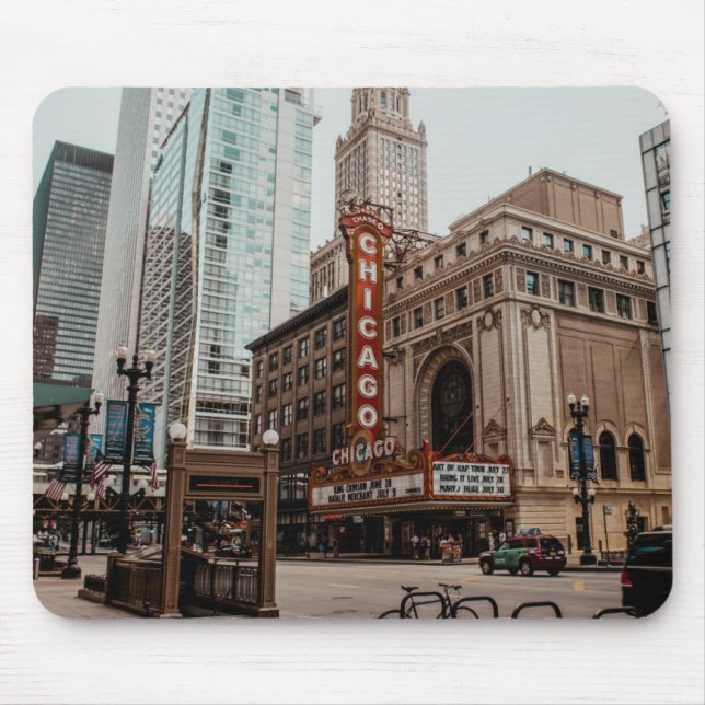 Beautiful Downtown Chicago Illinois Mouse Pad (Front)
