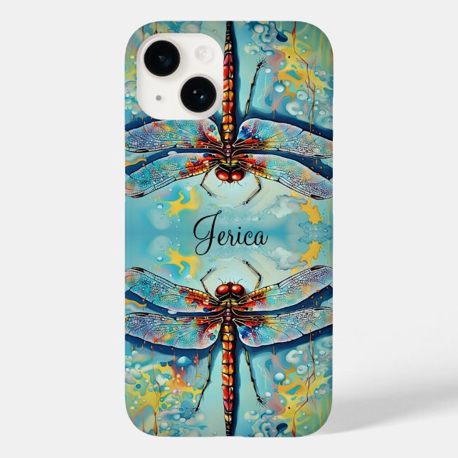 Beautiful Dragonflies Case-Mate iPhone Case (Back)