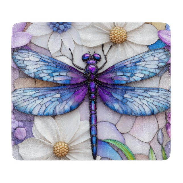 Beautiful Dragonfly Cutting Board (Front)