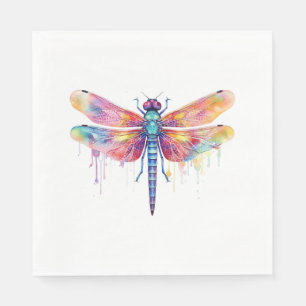 Beautiful Dragonfly Kiss Heaven Insect Lover Napkins