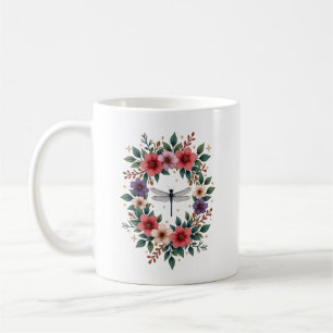 Beautiful Dragonfly Watercolor Art Insect Lover Ea Coffee Mug
